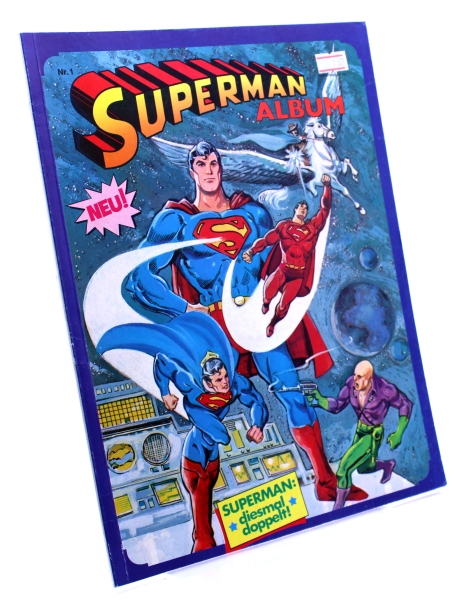 DC Comics Superman Comic Album Nr. 1: Superman, diesmal doppelt! von Ehapa